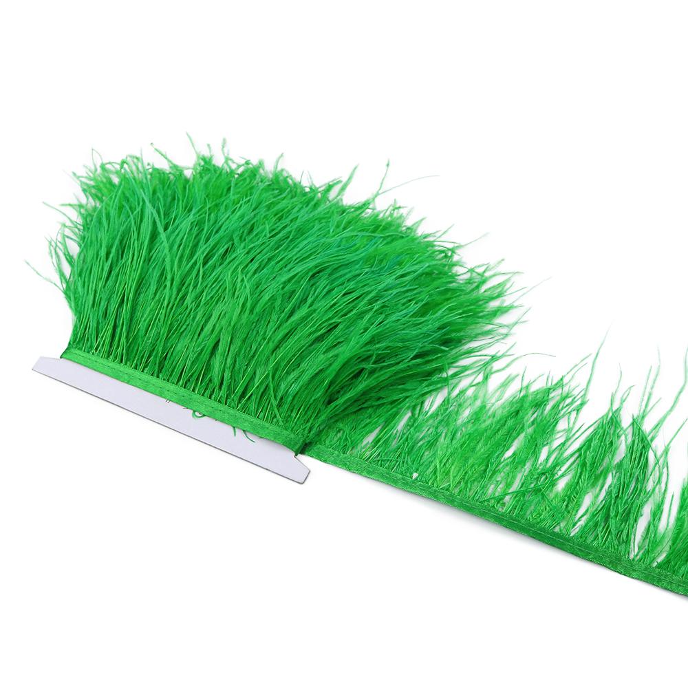 Перья страуса, 8-10 см, зеленый неон (Green neon)