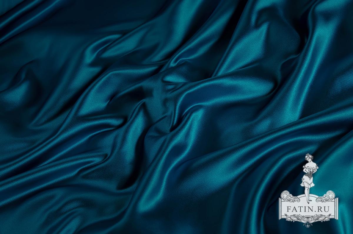 Атлас дюпон, корсетный, Ноктюрн (Nocturne blue)