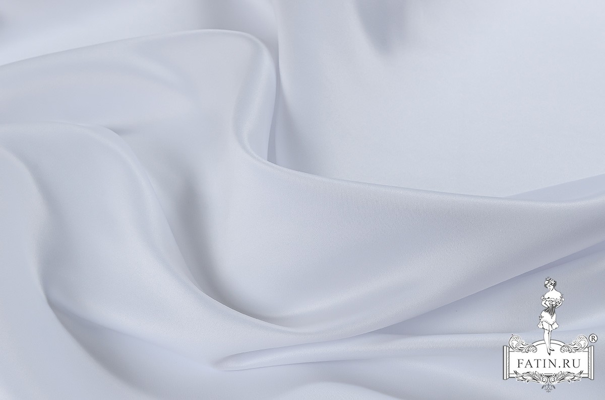 SALE!!! Атлас матовый, Белый (White) - 0,45 м (1-5330)