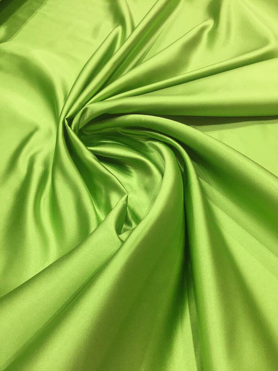 Атлас дюпон, Зелень (Greenery), цвет года 2017 Pantone 15-0343