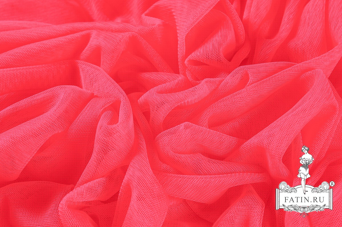 Фатин стрейч, Неоновый розовый (Neon pink)