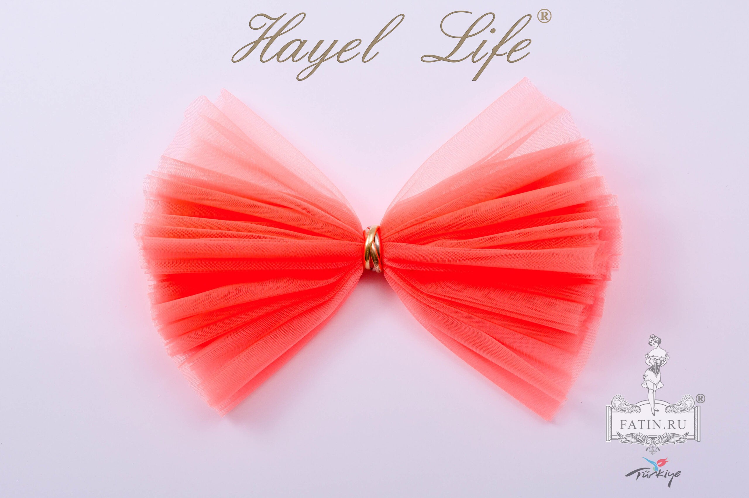 Еврофатин Hayel Life, Оранжево-розовый неон (Orange pink neon)