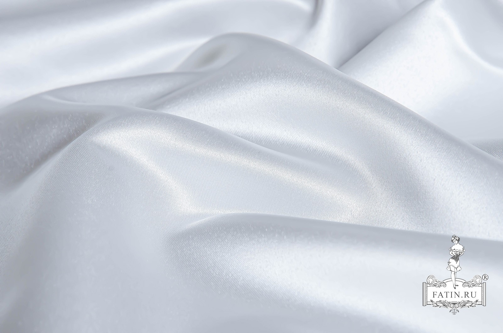 Атлас дюпон, корсетный, Белый (White)