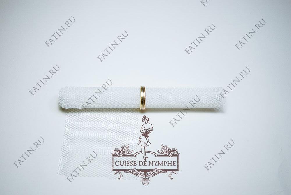 SALE!!! Фатин жесткий, молочный, ширина 3 метра!!! - 0,9 м (1-5389)