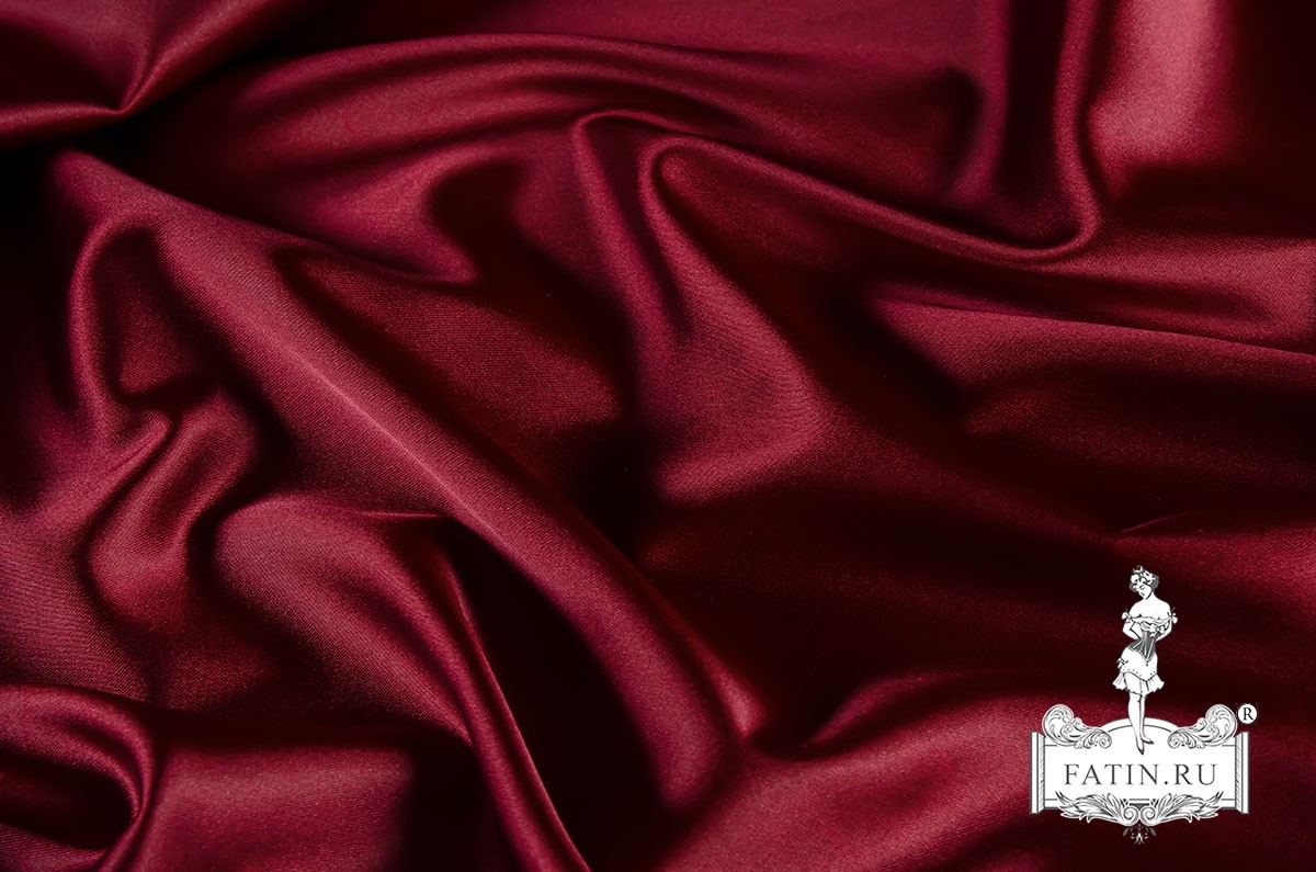 Атлас дюпон, корсетный, Вишневый (Sweet cherry)