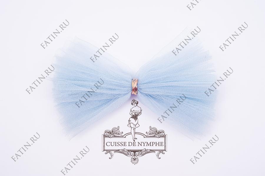 SALE!!! Фатин блестящий, Льдисто-голубой (Ice blue) - 0,93 м (1-5465)