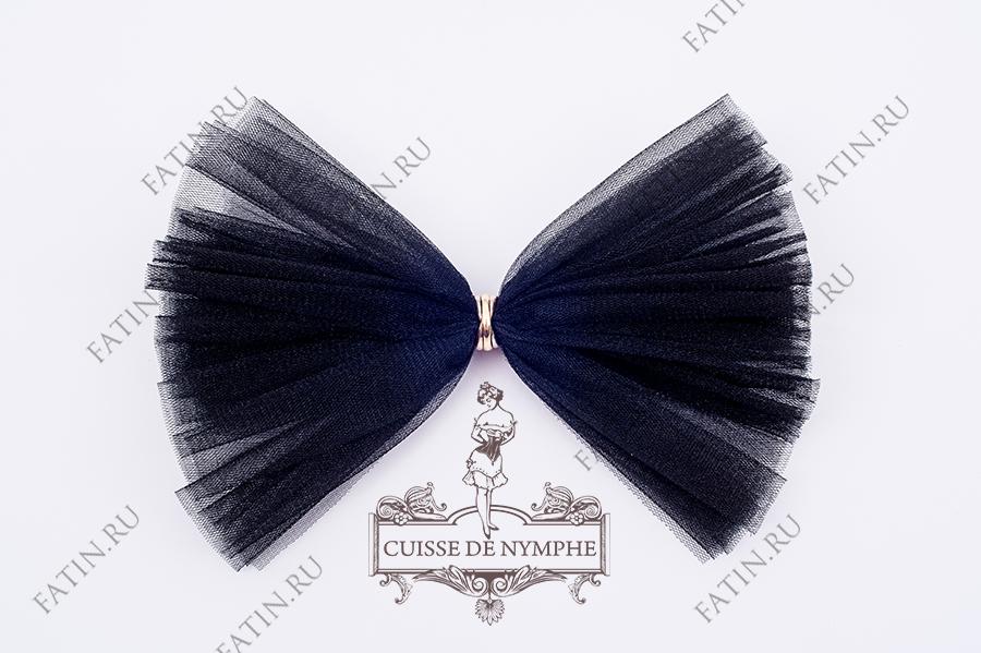 SALE!!! Фатин блестящий, Черный (Black) - 0,58 м (1-5464)