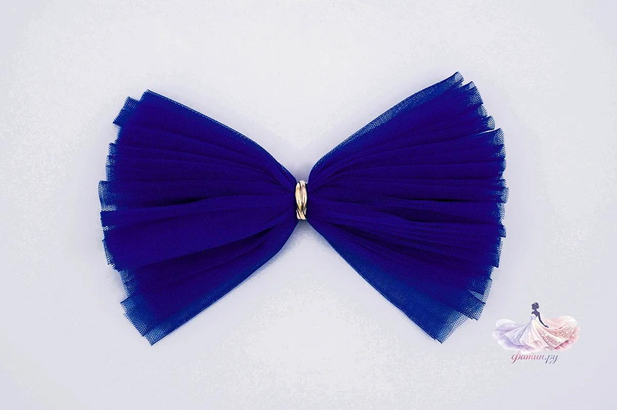 Образец фатина «Кристалл» (Kristal), Королевский синий (Royal Blue) — мерцающая нить, не осыпается
