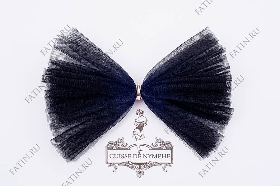 Фатин блестящий, Черный (Black) Фатин блестящий, Черный (Black)