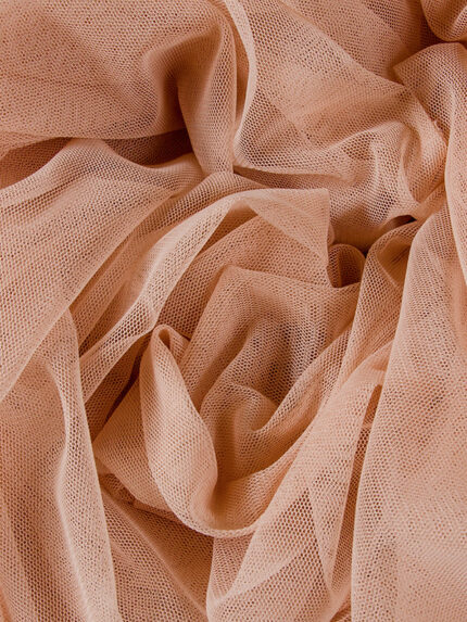 SALE!!! Фатин стрейч, Закат цвета беж (Sunset beige) - 0,9 м (1-5469)