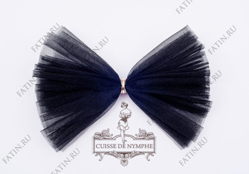 SALE!!! Фатин блестящий, Черный (Black) - 0,58 м (1-5464)